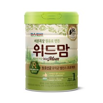 위드맘 무항생제 분유 1단계, 750g, 6개