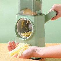 3in1채칼 쏨땀 스팸 자르기 당근 편마늘 파절이 3in 1 다기능 과일 야채 슬라이서 커터 푸드 슈레더 쵸퍼, 01 파란