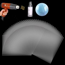 CANWUPON 수축 랩 백 25.4 x 35.6cm10 14인치 투명 PVC 열 밀봉 100개 비누 슬리브 포장 배쓰밤 신발 병 선물 텀블러 수제 DIY 프로젝트용 승화 필름 U, 4*6 400PCS