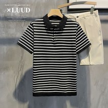 기본 린넨 슬릿넥 카라 머슬핏 남자 니트 반팔 남성 헨리코튼 오버핏 남자쿨 U넥