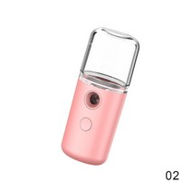 초음파 자동차 공기 가습기 USB 아로마 디퓨저 에센셜 오일 LED 청정기 가정용, [04] pink