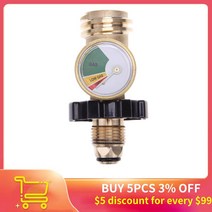 압력게이지 POL 프로판 가스 게이지 미터 탱크 내장 누설 감지기 QCC1 압력 연료 측정기 도구, 한개옵션0