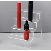 뷰티 메이크업 화장품 소품 계단식 진열대 매대 디스플레이 립스틱 매니큐어 펜슬