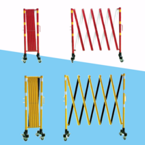 접이식 스틸 바리게이트 안전 펜스 휀스 대문 가이드라인 노랑 3.1M, 적색 - 3.1 M, 01. 접이식 스틸 바리게이트, 1개, 적색