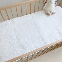 어텀31 인견 아기 이불 누빔 침대패드 쿨매트, 아이보리