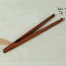 옻칠 대나무 차집게 다도 다도구, 1개