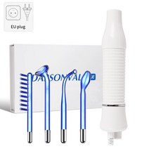 고주파온열치료기 리프팅 가정용 홈케어 마사지 DARSONVAL-고주파 헤어 페이셜 기계 얼굴 노화 방지 치료, 05 4pcs Gift box EU