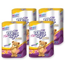 땡큐 프리미엄 3겹 데코 화장지 15m, 30롤, 4팩