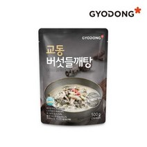 교동식품 버섯 들깨탕, 500g, 4개