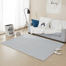바보사랑 시어서커 사각러그 맥스 스트라이프 150x200cm 거실 인테리어 카페트.가온길카페트(무료배송)
