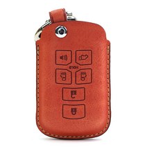 페레노 토요타 시에나 3세대 6버튼 스마트키 가죽케이스 키홀더 PT06, 미네르바복스 핑크