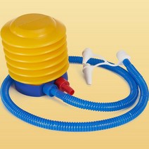 발펌프 튜브 공기주입기 미니 에어 펌프, 옐로우