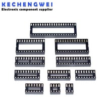 10PCS IC 소켓 DIP6 DIP8 DIP14 DIP16 DIP18 DIP20 DIP28 DIP40 핀 커넥터 DIP 6 8 14 16 18 20 24 28 40 핀, 40 PIN