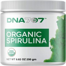 8.82 oz Premium Organic Spirulina powder DNA707 Premium Organic Spirulina Powder - 83 Servings (8.8, 1, 1개