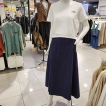 2층 꾸즈 면 포켓장식 A라인 스커트 SM511K1
