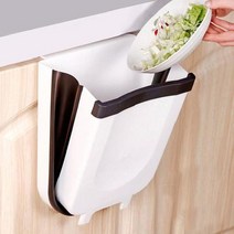 [BS] 싱크대 도어걸이 휴지통 음식물 쓰레기통 10L대형 ( BS 77000EA ), 백색