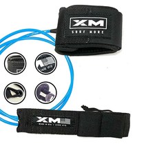 XM SURF MORE 프리미엄 서핑보드 목줄 1.8m(6피트) 미국산 .. 정품보장, Blue Leash/Black Strap