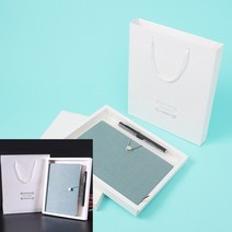다이어리형 노트 볼펜 블루 쇼핑백포함 노트추천 예약노트 회사수첩 명품다이어리 수첩다이어리 명함수첩 다이