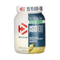 다이마타이즈 ISO100 WPIH 유청 단백질 쉐이크 바닐라 725g