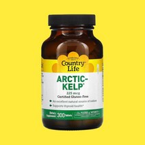 Country Life 북극 켈프 Arctic-Kelp 225 mcg 300 정 요오드