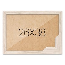 퍼즐액자 26x38 고급형 우드 라떼, 단품