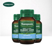 톰슨 빌베리 12000 (60캡슐) x3개