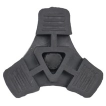 네발 노인 의료용 1Pc 워킹 스틱 지팡이 목발 패드 고무 헤비 듀티 페럴 엔드 하단 1.9cm1, 한개옵션0