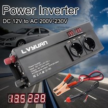 12 v 220v 6000w 파워 인버터 EU 플러그 3AC 콘센트 4 USB 외출 자동차 인버터 변환기 태양광 자동차 액세서리, 24v 유럽 플러그