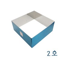 베이킹파티 높은사각무스링 2호 18 x 7cm 사각 떡케익 무스틀 떡틀