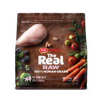 하림더리얼 고양이 키튼용 로우 닭고기 동결건조사료, 3개, 360g