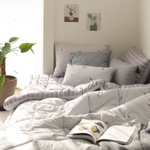 [파르페 바이 알레르망] [파르페by알레르망] 디어독 40수 순면 차렵이불세트 S, 상세 설명 참조