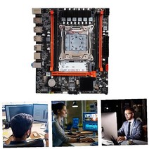X99(X99H) 마더보드 스위치 케이블 SATA LGA2011-V3 DDR3X4 ECC 서버 메모리 슬롯 M.2 NVME PCI-E 3.0 X, 한개옵션0
