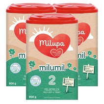 독일 밀루파 Milupa Milumil 2 6개월부터 밀루밀 2단계 아기분유 800g, 3팩