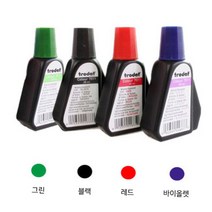 [유진스탬프] 도장/날짜/인감/고무인 트로닷 리핑잉크(28ml), 검정