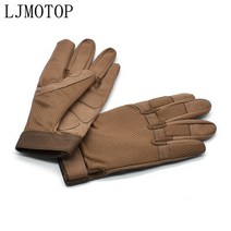 철장갑 협착방지 자상 소방 내산 방화 방검 절연 쇠그물 물림 손베임 오토바이 장갑 전체 손가락 섬, 02 Brown_03 XL