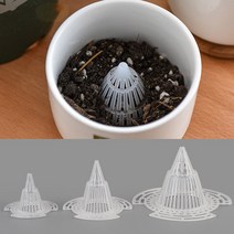 골든트리 원뿔형 화분 배수망 5개입 1세트 삼각뿔 깔망 플라스틱패드, 3호 5개입 1세트