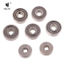 1pc 용접기 피더 롤 VUK Knurl Groove For 0.8 1.0 1.2mm 스틸 알루미늄 플럭스 코드 용접 와이어 공급 롤, 보여진 바와 같이, K 홈 0.8-1.0