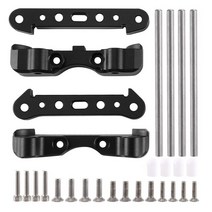 금속 전면 및 후면 서스펜션 암 코드 핀 포함 아르마 1/5 크라톤 8S 아웃캐스트 RC 자동차 업그레이드 부품 액세서리, [03] Black, 03 Black