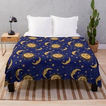 썬베드 해변의자 피크닉 테라스벤치 카페야외의자 파라솔루프탑 선배드 Vintage Moon And Sun Stars Celest, 한개옵션1, 02 125x100cm(50x40 in)