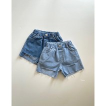 (22여름) 디세인트 트릭구제청반바지 2colors (5-17호) 바캉스 키즈룩