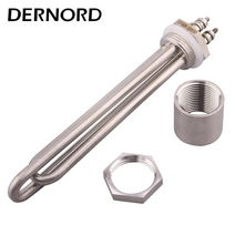 돼지 꼬리 히터 봉 디지털 전기 미니 온수기 카페 dernord dc 히터 12v, bsp, 12v 600w, 검은색