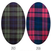 [러브원단] 블랙와치 체크시리즈15종, 2925(30수이중직)