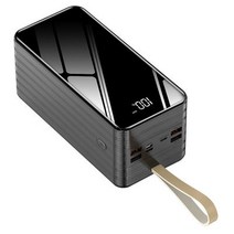 샤오미 초대용량 보조 8만 80000mAh 배터리 고속 급속충전 미니 파워 베터리 뱅크 스마트폰 캠핑, 레드