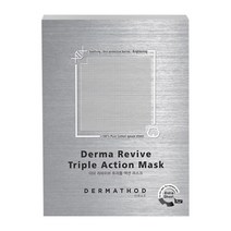 더마소드 더마 리바이브 트리플 액션 마스크 1박스(8매) - 안면홍조팩.냉수마스크.빙하마스크.진정마스크