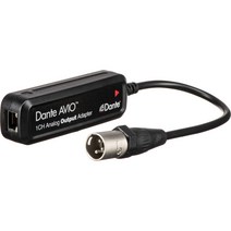 Audinate Dante AVIO 1-Channel XLR Analog Output Adapter for Dante Audio Network 131464