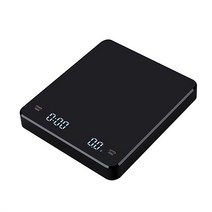 소소 커피 저울 핸드드립 카페 타이머 USB, 블랙