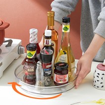 주방 정리 회전트레이 회전식 실용적인 선반