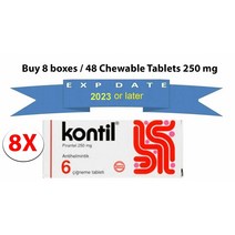 pyrantel pamoate kontil 48 츄어블 정제 8 상자 기생충 내부