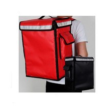 대용량 58리터 배달 가방 백팩 보온 보냉 대행 자전거 오토바이 퀵보드 도보 스쿠터, 58리터 블랙