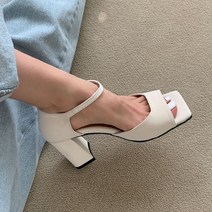 모노바비 매트 토오픈 메리제인 힐 8.5cm